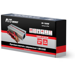 Автомобильный инвертор AVS 12/220V IN-1500W