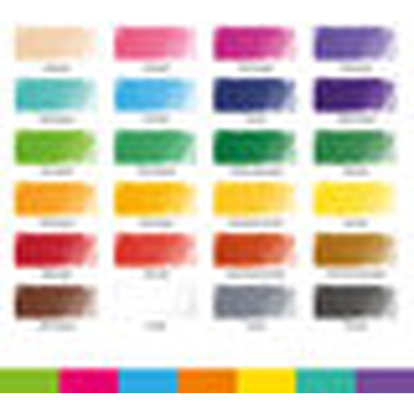 Карандаши цветные утолщенные BRAUBERG KIDS 181879 (24 шт)