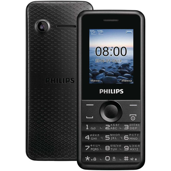 Сотовый телефон Philips Xenium E103 черный