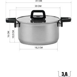Набор кастрюль Polaris Fold&Keep-6S