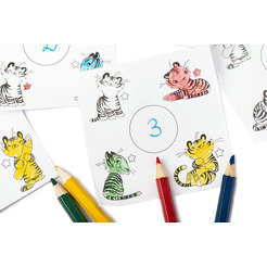Настольная игра Эврикус Тигрята с карандашами BG-17043