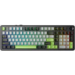 Клавиатура AULA F99 Pro (черный/серый/зеленый)