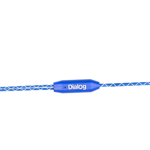 Наушники с микрофоном Dialog ES-F15 (синий)