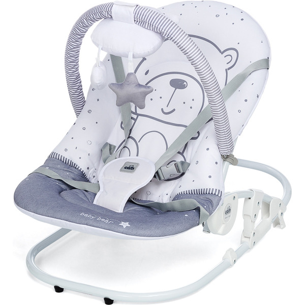 Кресло-шезлонг Cam Giocam (0–9Кг), дизайн Тедди, Серый S362-T247