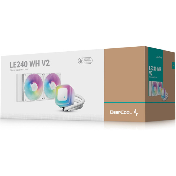 Система жидкостного охлаждения для процессора DeepCool LE240 WH V2 R-LE240-WHAMMN-G-2