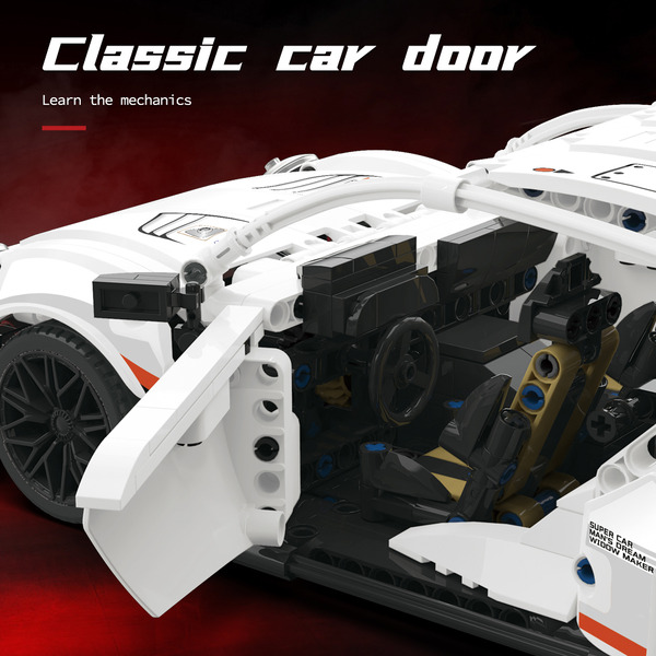 Игрушка конструктор MOYU Porsche 911 GT3 RS MY88308 (с пультом дистанционного управления и набором электродвигателей)