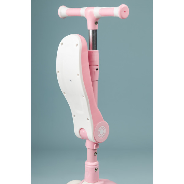 Самокат детский Ricos T-Rex JSCML603B (белый/розовый)