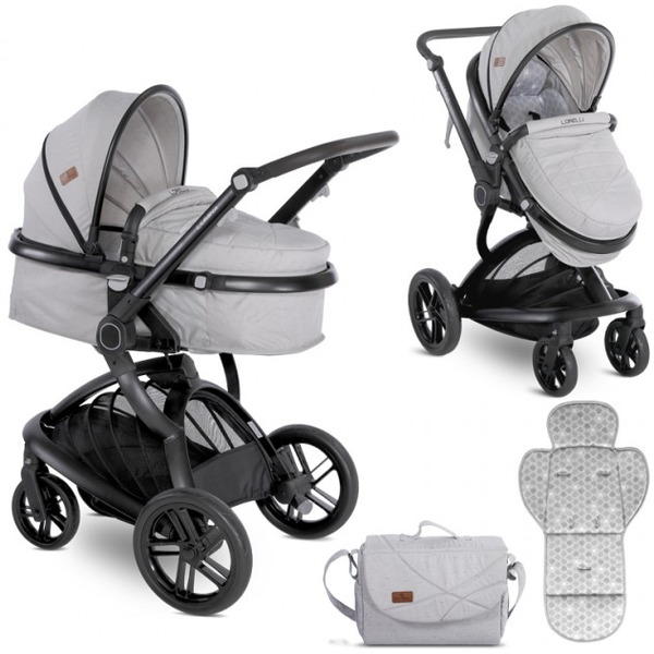 Детская коляска LORELLI Lumina 3в1 Grey