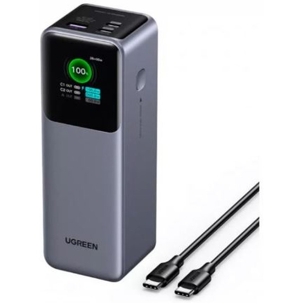 Внешний аккумулятор Ugreen PB722-35525B 25000mAh (серый)