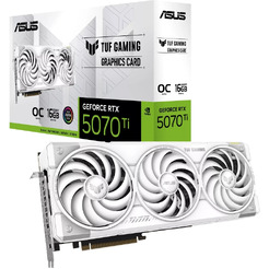 Видеокарта Asus TUF Gaming GeForce RTX 5070 Ti 16GB GDDR7 White OC Edition TUF-RTX5070TI-O16G-WHITE-GAMING