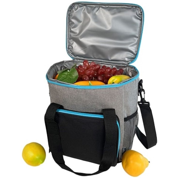 Сумка изотермическая MIRU 9048 13л (черный/серый)