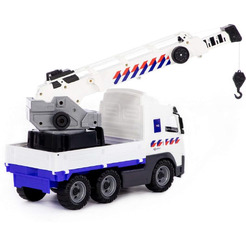 Автомобиль-кран с поворотной платформой полицейский (NL) Полесье 77318