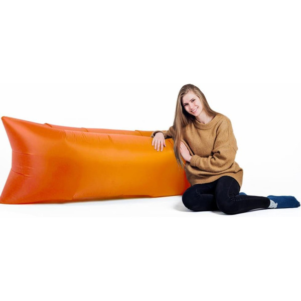Надувной диван БИВАН Классический BVN18-CLS-ORN (оранжевый)