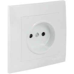Розетка EKF Валенсия 1-местная (16А, белый)