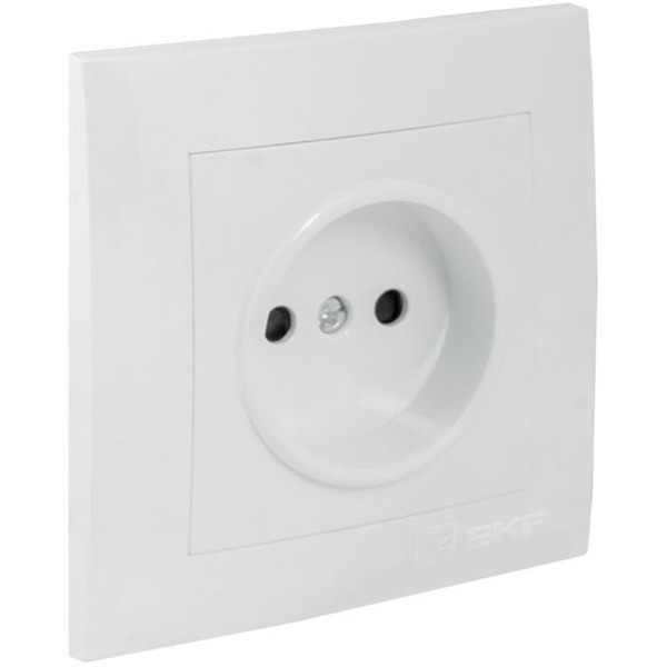 Розетка EKF Валенсия 1-местная (16А, белый)