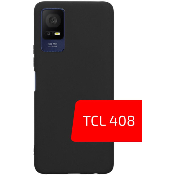 Накладка AKAMI Matt TPU для TCL 408 Черный (33804)