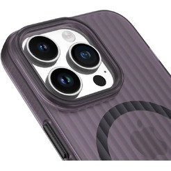 Задняя накладка CASE Translucent Strip Apple iPhone 14 Pro (черный)