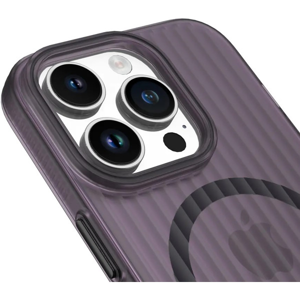 Задняя накладка CASE Translucent Strip Apple iPhone 14 Pro (черный)