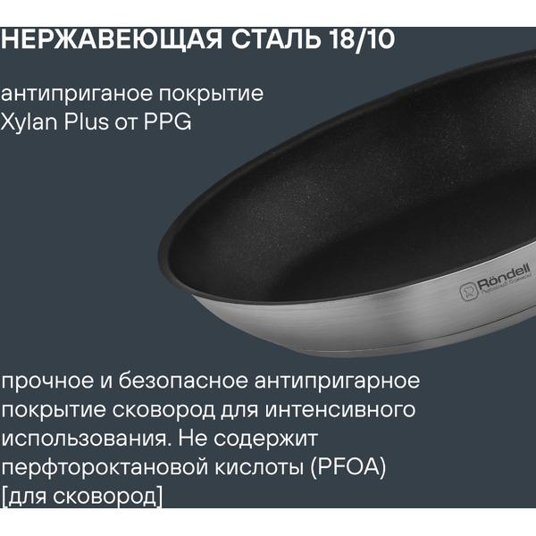 Набор посуды Rondell Stark RDS‑2010