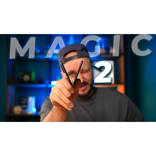 Смартфон HONOR Magic V2 16GB/512GB (черный кожаный)