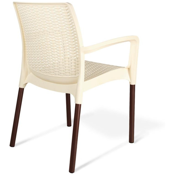 Стул Sheffilton SHT-S68 (бежевый/коричневый муар)