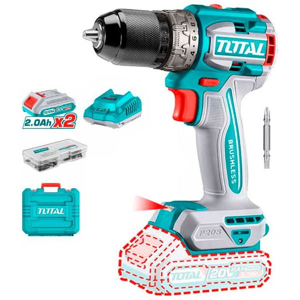 Дрель-шуруповерт Total TDLI20602