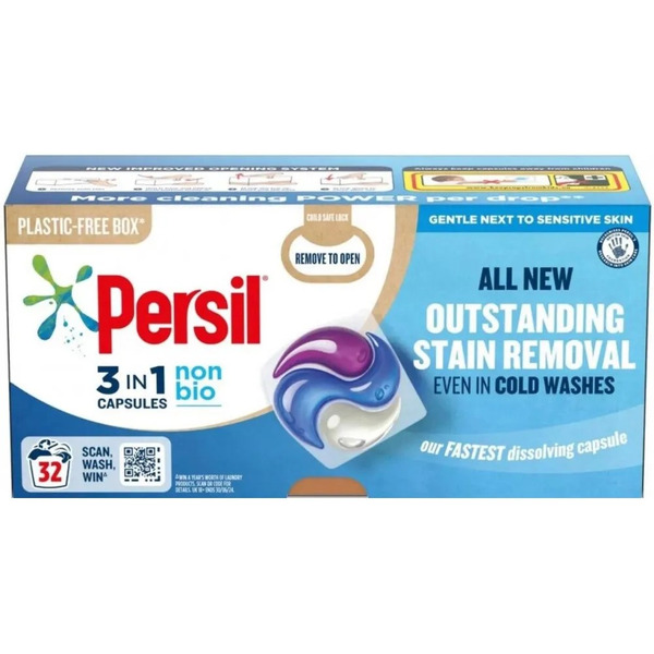 Капсулы для стирки 3 в 1 Persil Non bio (32 шт)