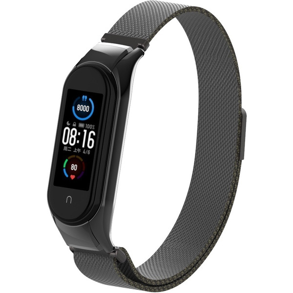 Ремешок Bingo Magnetic для Xiaomi Mi Band 5 Черный