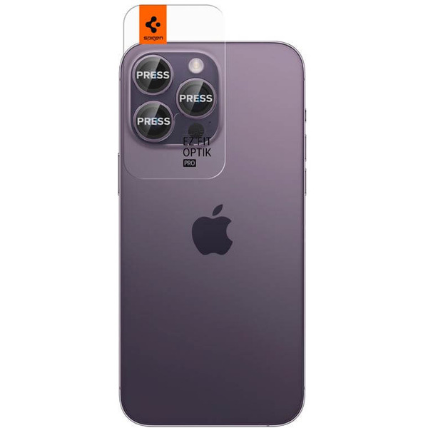 Защитное стекло Spigen Optik Ez Fit Camera для iPhone 14 Pro/14 Pro Max AGL05597 (2шт)