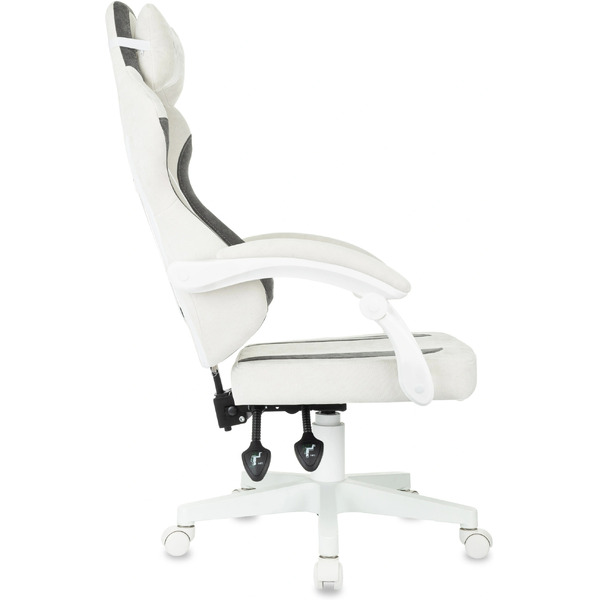 Кресло игровое Knight Wolf WH (молочный/серый)