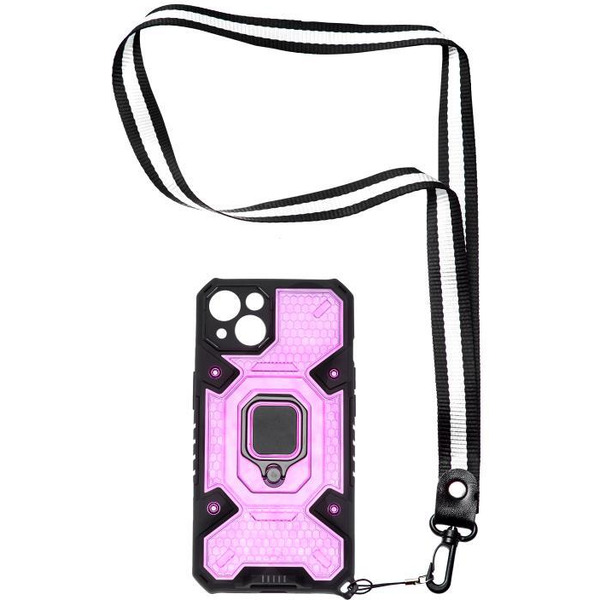 Бампер Bingo Space Capsule для APPLE iPhone 13 Фиолетовый