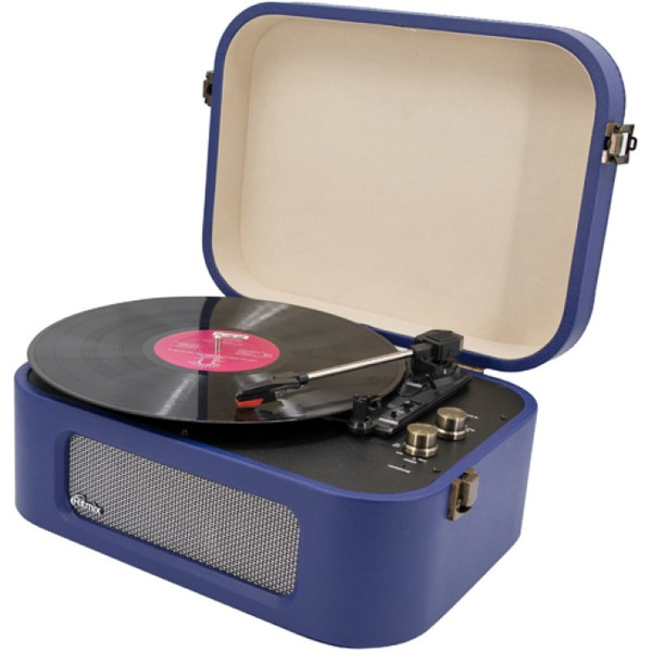 Виниловый проигрыватель Ritmix LP-190B (синий)