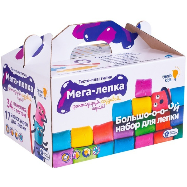 Набор для лепки Genio Kids Art Мега лепка TA1084