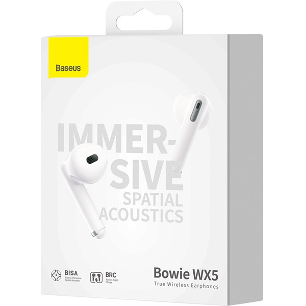 Наушники Baseus Bowie WX5 (белый) A00051000213-00