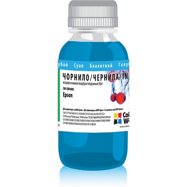 Контейнер с чернилами COLOR WAY CW-EW400C (100 мл)
