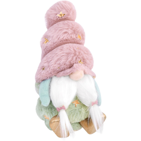 Украшение новогоднее интерьерное ЗОЛОТАЯ СКАЗКА Усатый гномик 592569