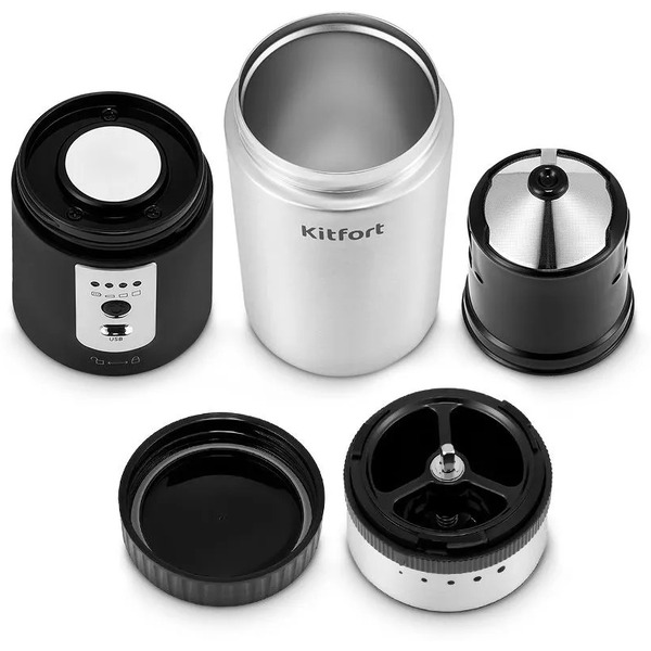 Портативная кофемолка 3 в 1 Kitfort KT-7536