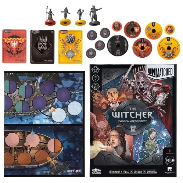 Настольная игра GaGa Unmatched. The Witcher. Гибель королевств GG665