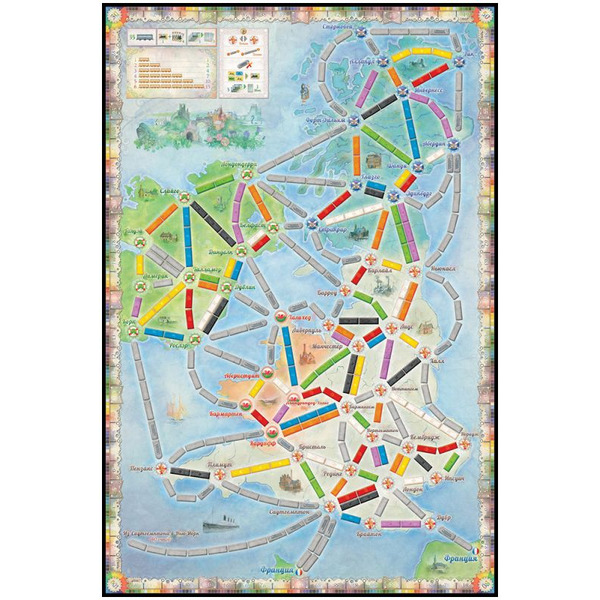 Настольная игра Hobby World Ticket to Ride: Великобритания и Пенсильвания 952052