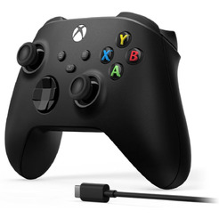 Беспроводной геймпад MICROSOFT XBOX XS CARBON BLACK + USB-С Cable (1V8-00004)