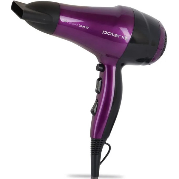 Фен POLARIS PHD2077i фиолетово-черный