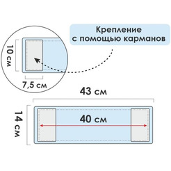 Сменная насадка для швабры PERFECTO LINEA 44-432023