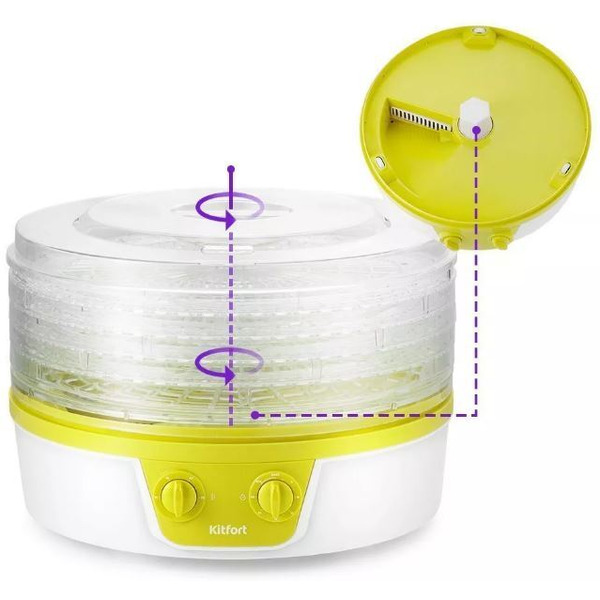 Сушилка для овощей и фруктов Kitfort KT-1935-2