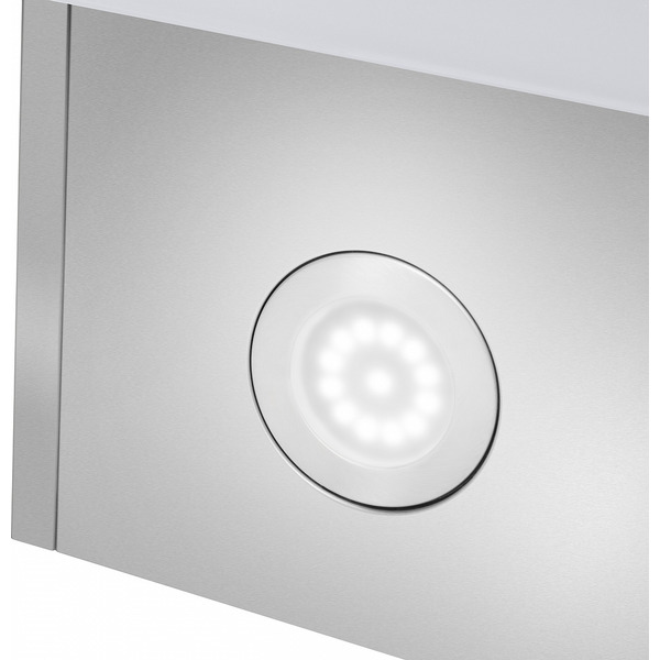 Кухонная вытяжка MAUNFELD Mersey 90 (нержавеющая сталь\белое стекло)