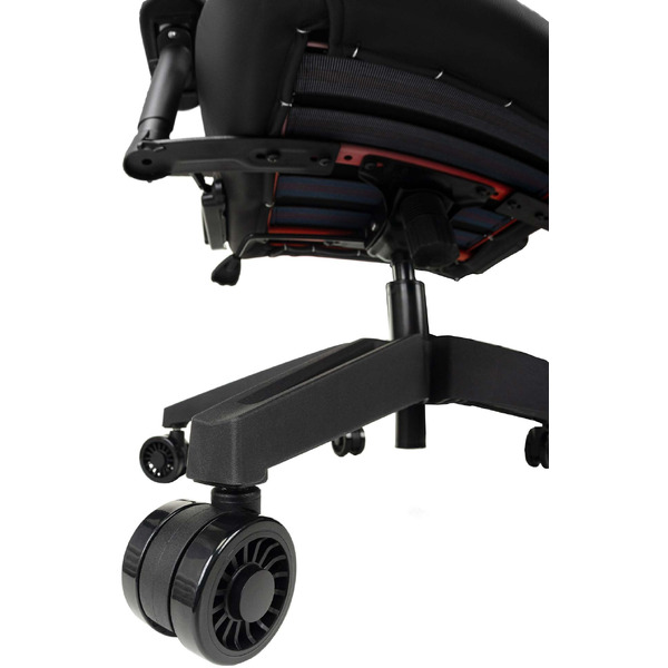 Кресло игровое Бюрократ Knight Outrid Smile экокожа, черный