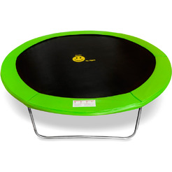 Батут Smile 10 ft STG-312 outside зеленый (с защитной сеткой и лестницей)