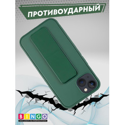 Бампер BINGO Stand для APPLE iPhone 16 Plus темно-зеленый