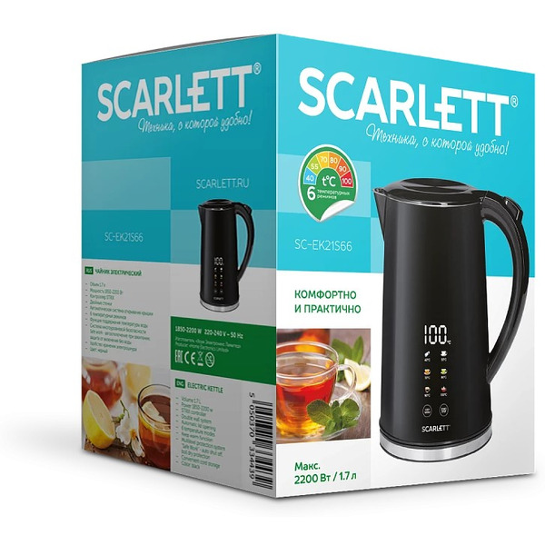 Электрический чайник Scarlett SC-EK21S66