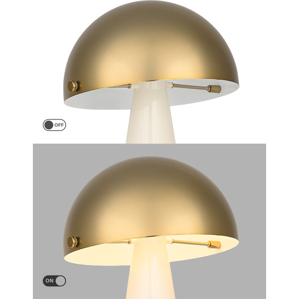 Светильник настольный ArtStyle HT-909MGBG (бежевый/золото)