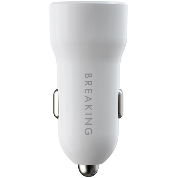 Автомобильное зарядное устройство Breaking A02 (белый)